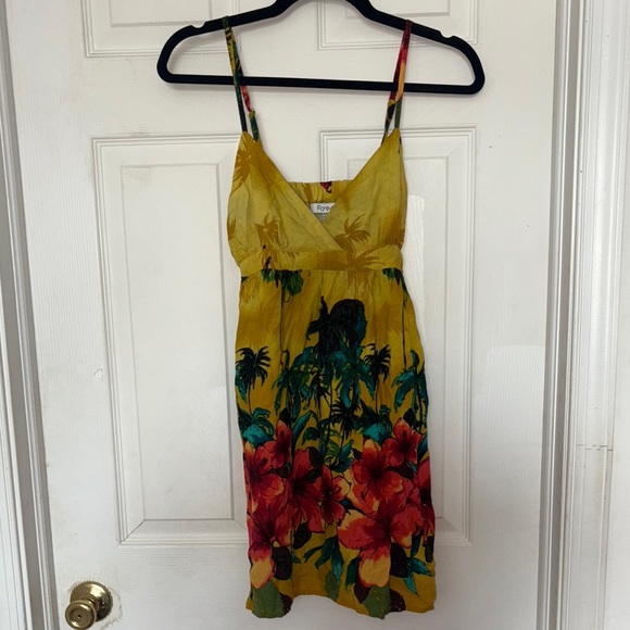 Forever21 Tropical Print Floral Sundress - Picture 1 of 4